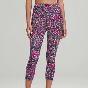 Lululemon Swift Speed High-Rise Crop 21" Floral Electric Multi
